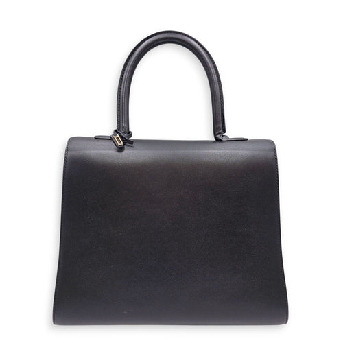 Brillant MM 28cm Black Top Handle Bag in Calfskin Silver hardware CL2607-22608 2