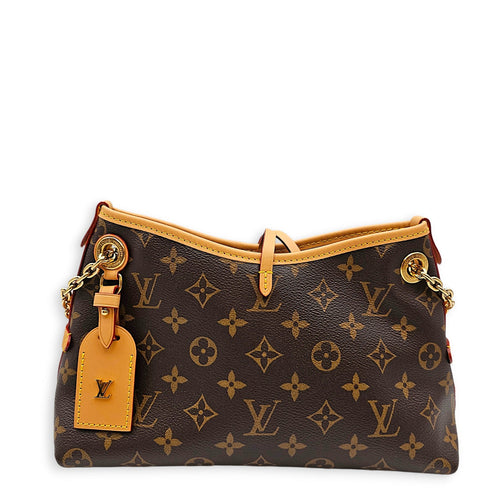 Monogram CarryAll BB 25cm Brown Crossbody Bag in Canvas Gold hardware CL2607-22611 1
