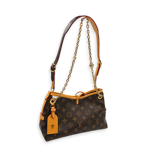Monogram CarryAll BB 25cm Brown Crossbody Bag in Canvas Gold hardware CL2607-22611 3