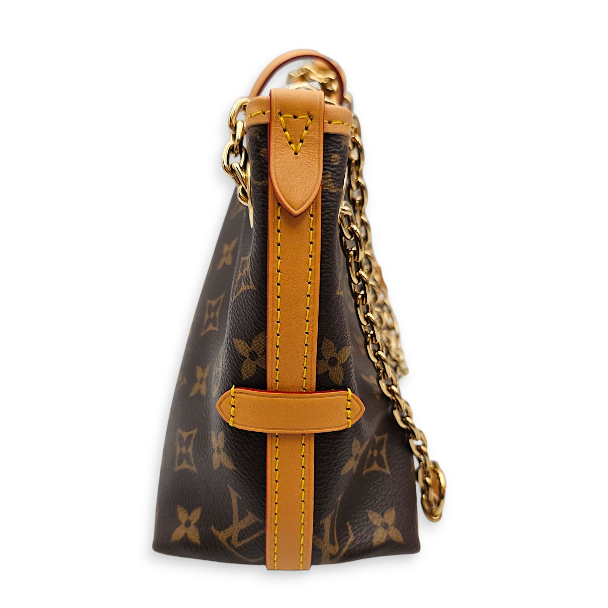 Monogram CarryAll BB 25cm Brown Crossbody Bag in Canvas Gold hardware CL2607-22611 4
