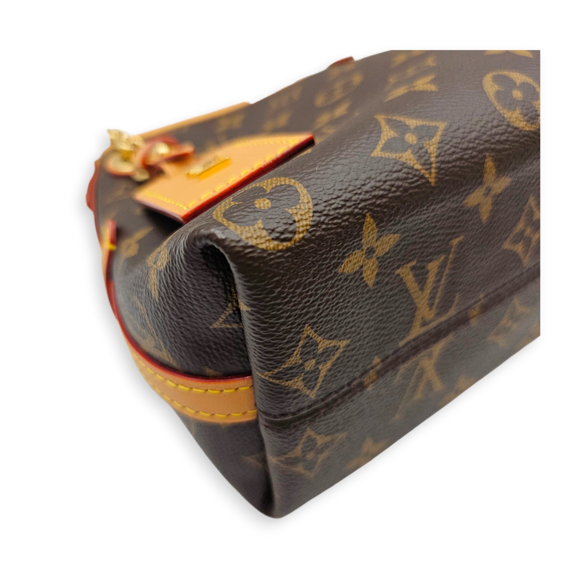 Monogram CarryAll BB 25cm Brown Crossbody Bag in Canvas Gold hardware CL2607-22611 10