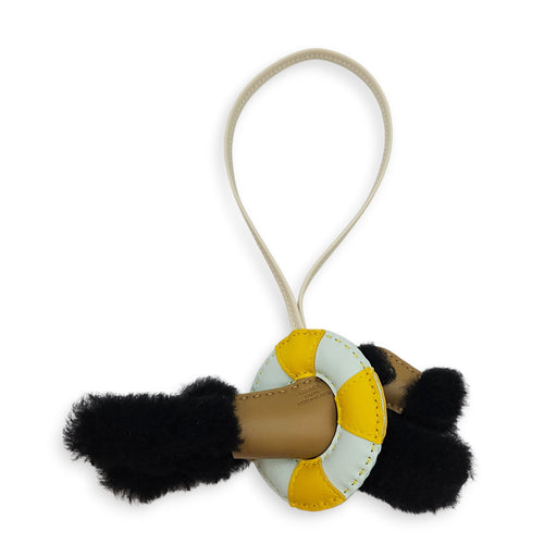 Budy A la Mer Charm Noir/Dune/Jaune de naples/Peppermint  Bag Accessory in Swift CL2607-22614 2