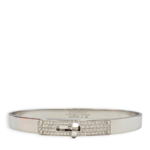 Kelly PM, 61 Diamonds, 0.36 Carat SH Semi Bracelet in White Gold Hardware
