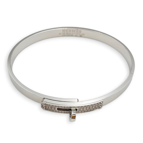 Kelly PM, 61 Diamonds, 0.36 Carat SH Semi Bracelet in White Gold Hardware