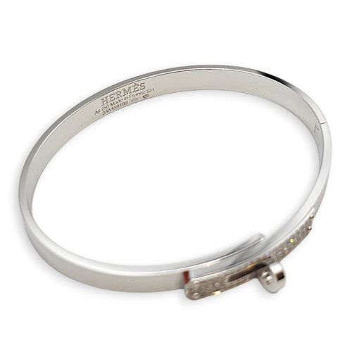 Kelly PM, 61 Diamonds, 0.36 Carat SH Semi Bracelet in White Gold Hardware
