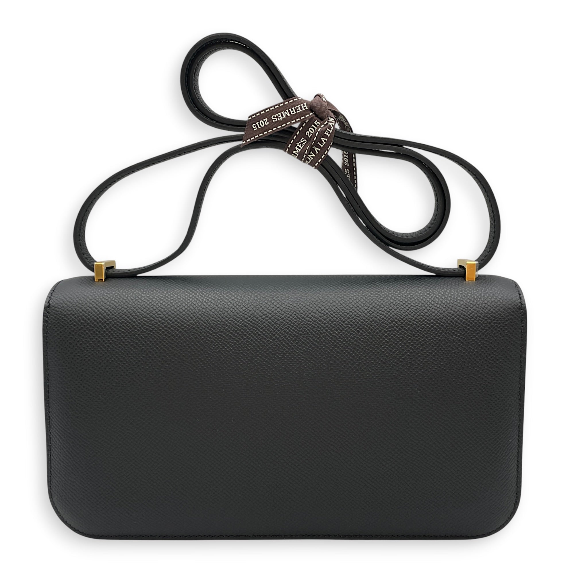 Constance Elan Black in Epsom Gold hardware CL2607-22619 2