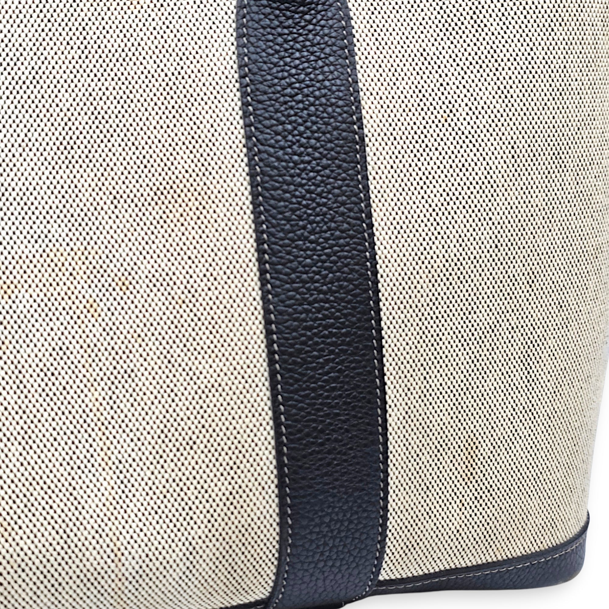 Garden Party 36 Noir/Noir-ecru in Toile Palladium hardware CL2607-22623 15
