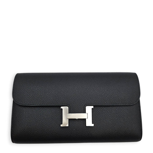 Constance To Go Black Wallet in Epsom Palladium hardware CL2607-22624 1