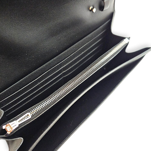 Constance To Go Black Wallet in Epsom Palladium hardware CL2607-22624 3