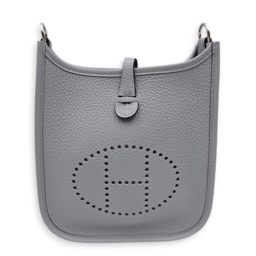 Evelyne Mini Gris Pantin  in Clemence Palladium hardware CL2607-22627 1