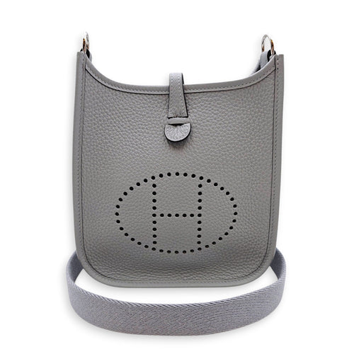 Evelyne Mini Gris Pantin  in Clemence Palladium hardware CL2607-22627 3