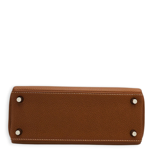 Kelly 25 Gold in Togo Palladium hardware CL2607-22629 5