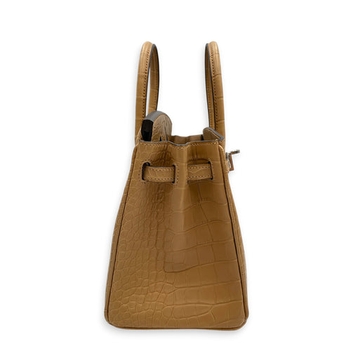 Birkin 25 Chai in Matte Alligator Palladium hardware