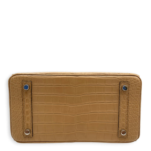 Birkin 25 Chai in Matte Alligator Palladium hardware