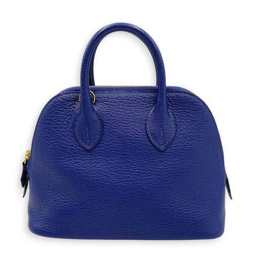 Bolide 1923 Mini Blue Electric in Chevre Mysore Gold hardware