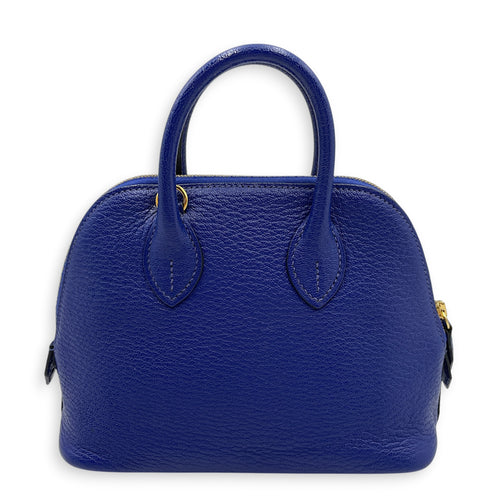 Bolide 1923 Mini Blue Electric in Chevre Mysore Gold hardware