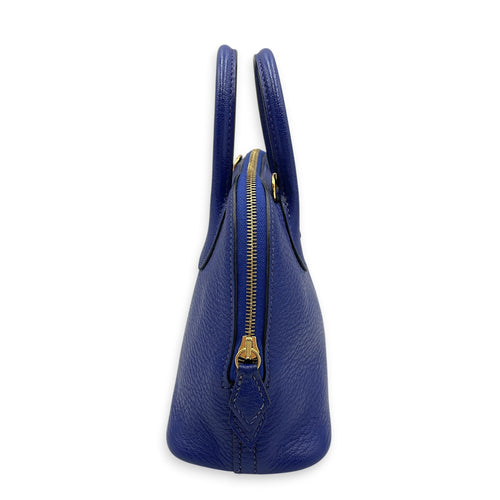 Bolide 1923 Mini Blue Electric in Chevre Mysore Gold hardware