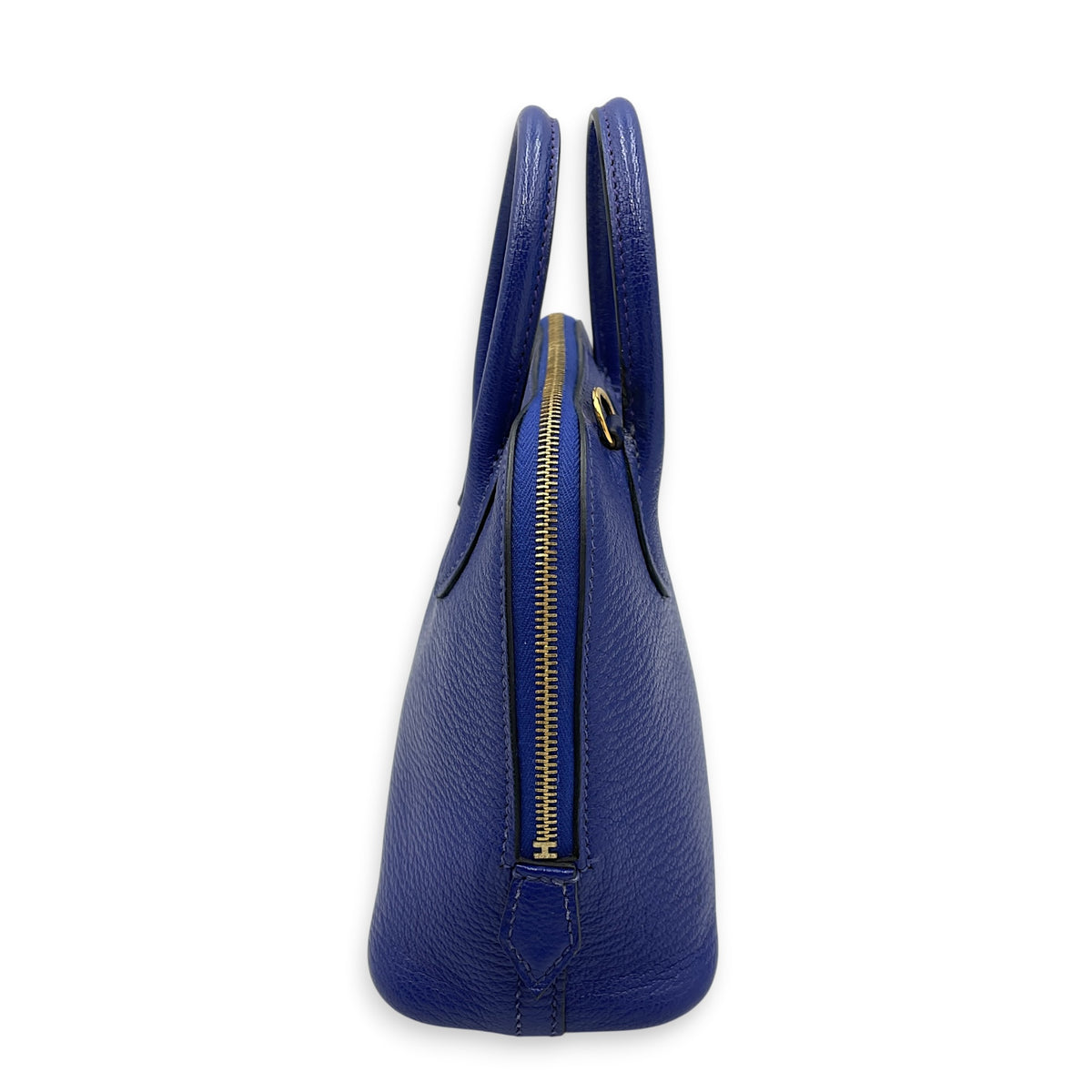 Bolide 1923 Mini Blue Electric in Chevre Mysore Gold hardware