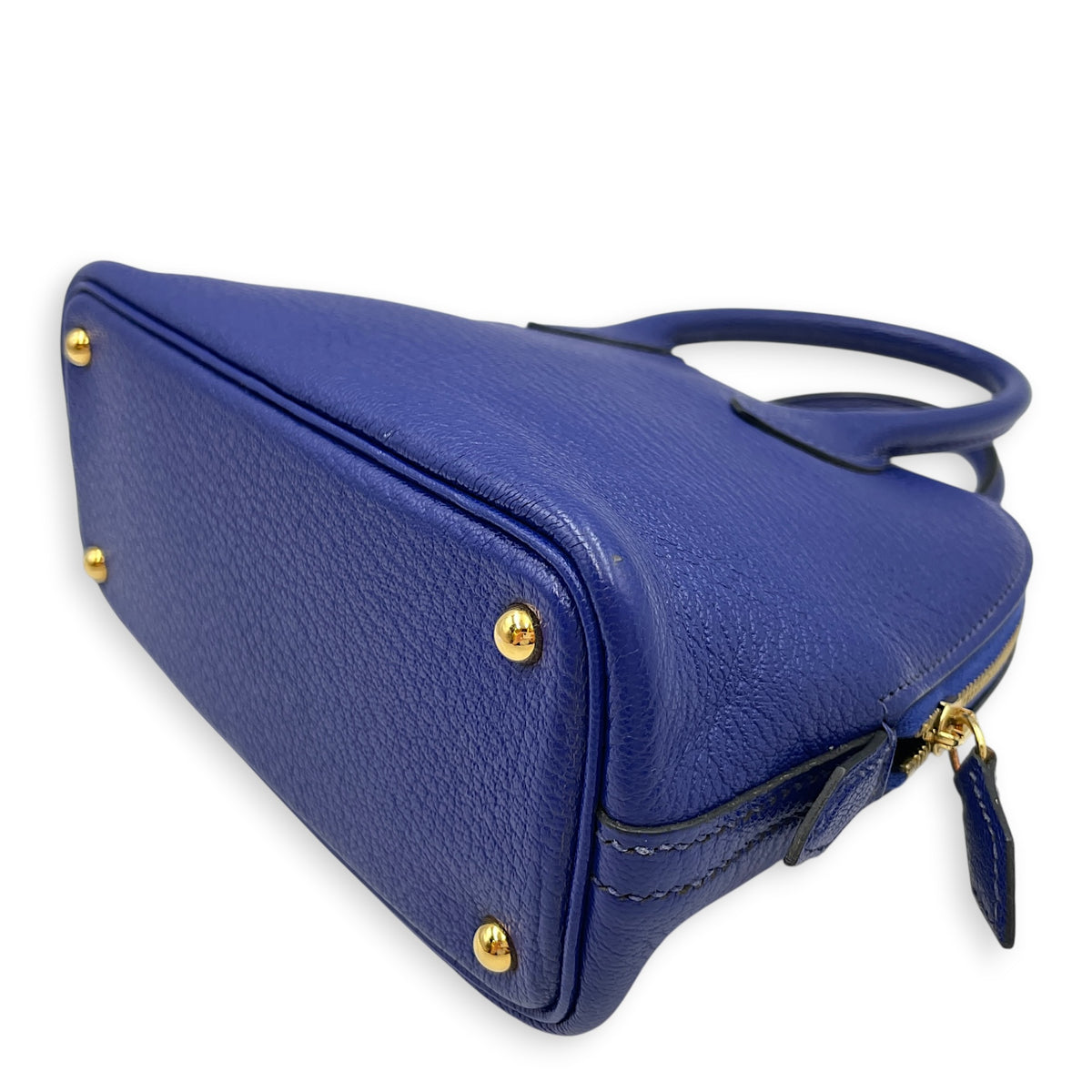 Bolide 1923 Mini Blue Electric in Chevre Mysore Gold hardware
