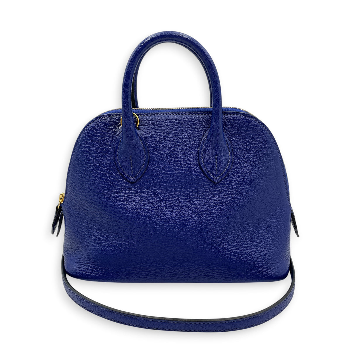 Bolide 1923 Mini Blue Electric in Chevre Mysore Gold hardware