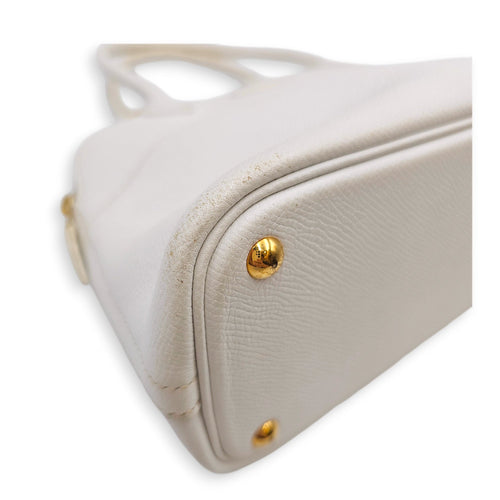 Bolide 27 Blanc in Epsom Gold hardware CL2607-22637 10