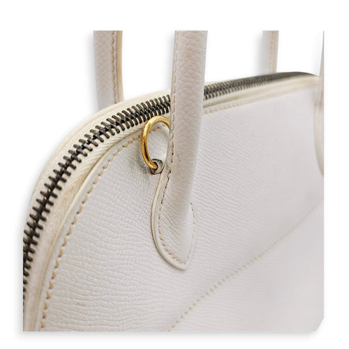 Bolide 27 Blanc in Epsom Gold hardware CL2607-22637 18