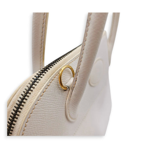 Bolide 27 Blanc in Epsom Gold hardware CL2607-22637 16