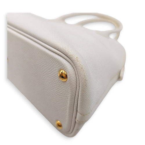Bolide 27 Blanc in Epsom Gold hardware CL2607-22637 9