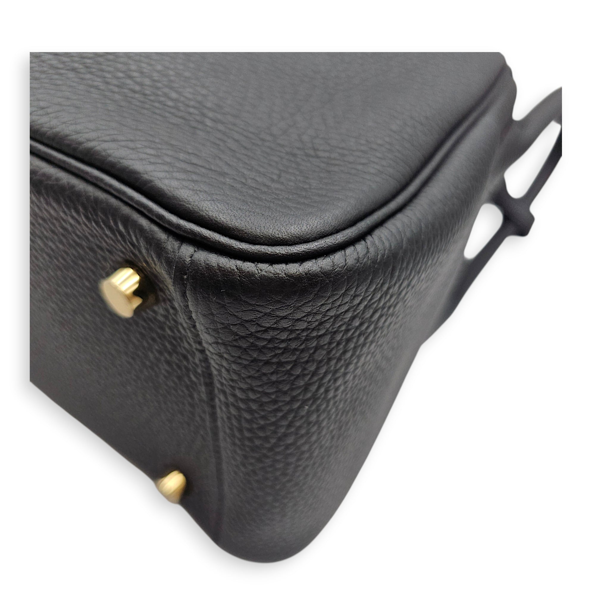 Lindy 26 Black in Clemence Gold hardware CL2607-22638 10