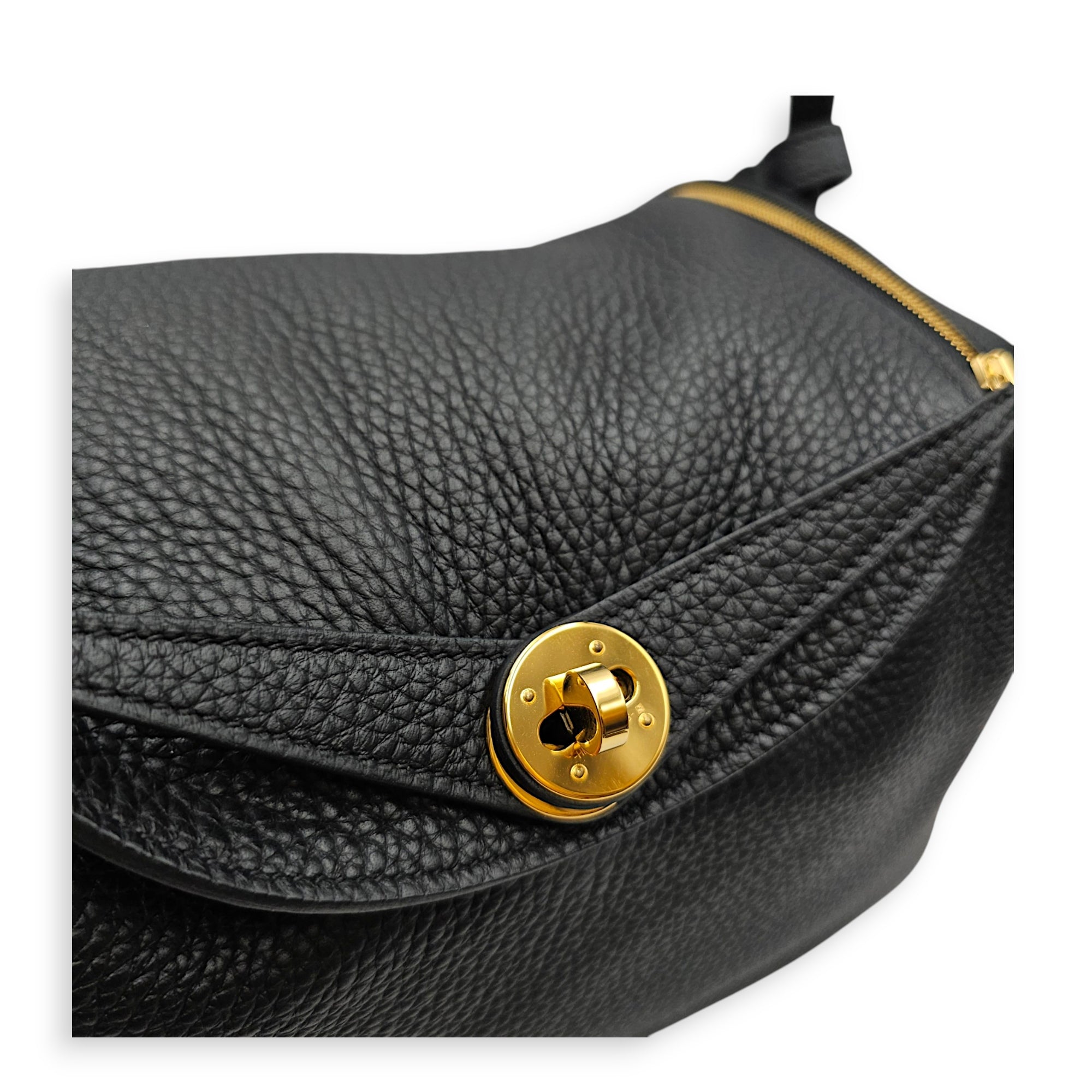 Lindy 26 Black in Clemence Gold hardware CL2607-22638 11