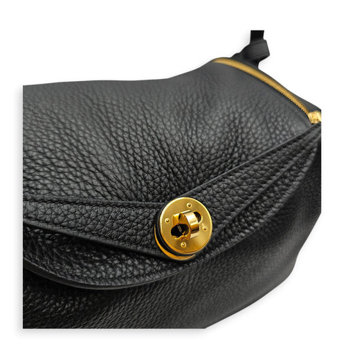 Lindy 26 Black in Clemence Gold hardware CL2607-22638 11