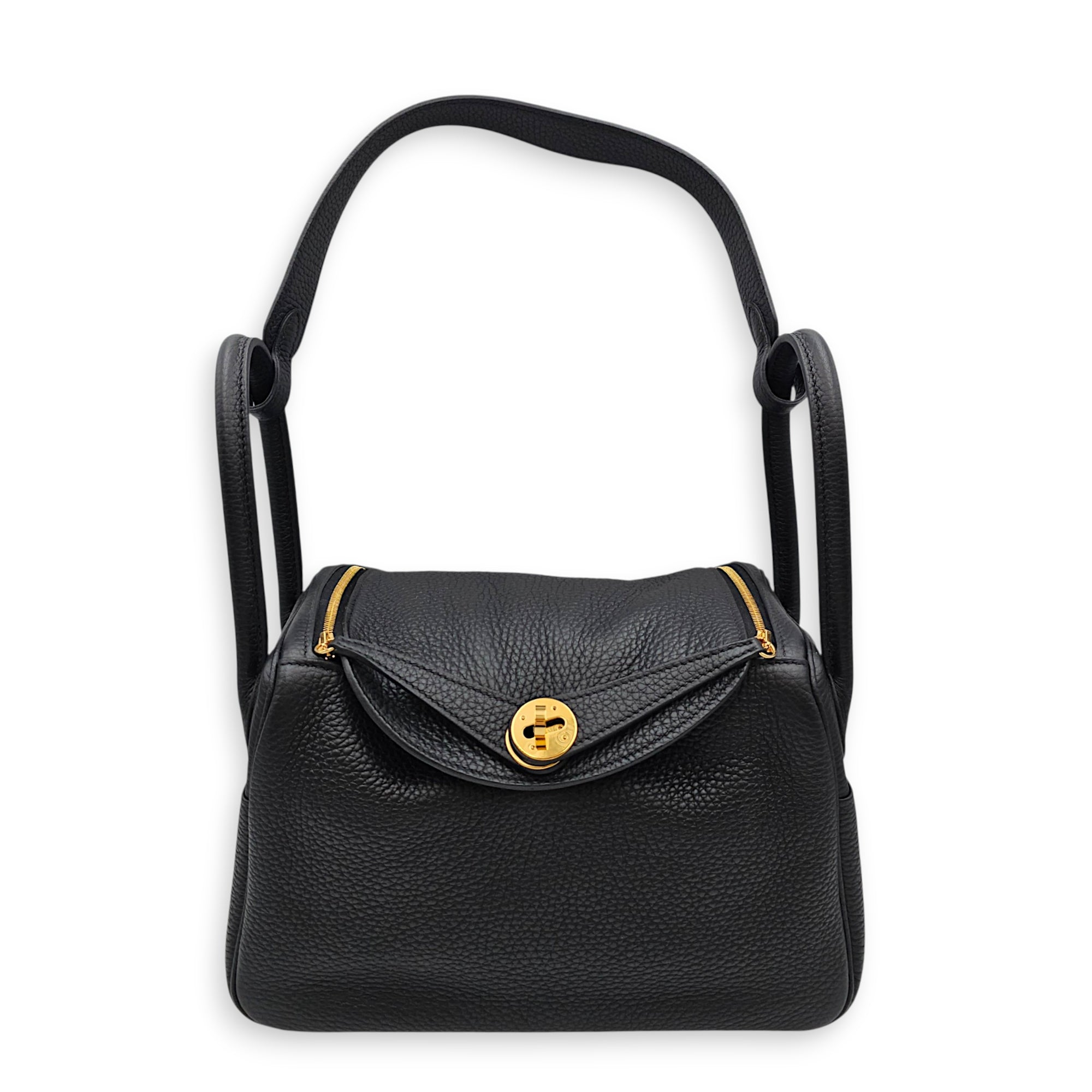 Lindy 26 Black in Clemence Gold hardware CL2607-22638 12