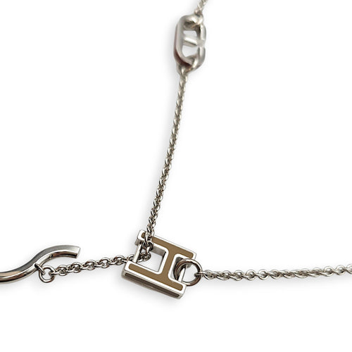 Halphabet Dune Necklace in Swift Palladium hardware CL2607-22639 2