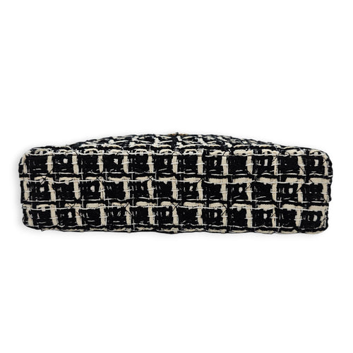 Vanity  Black Crossbody Bag in Tweed Gold hardware CL2607-22646 5