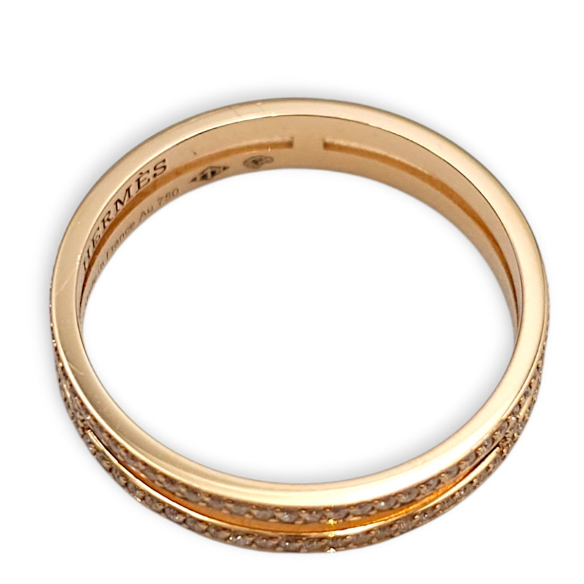 Ariane Alliance, 135 Diamonds, 0.29 Carat 55 Ring in Rose Gold Hardware