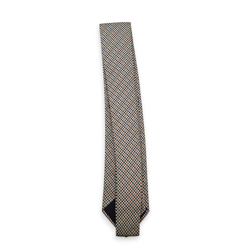 Cravate Ephemere Ivoire/Orange/Bleu Tie CL2607-22657 2