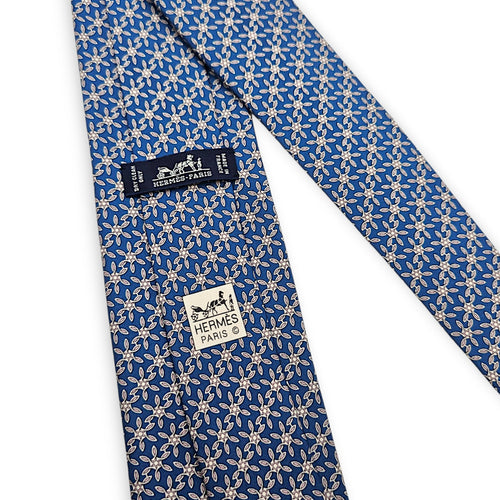 Cravate Twill Chambord Blue/Craie/Rose Tie CL2607-22659 3