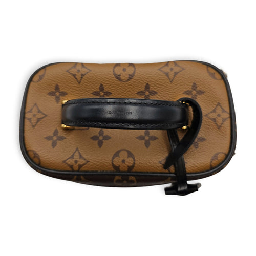 Reverse Monogram Vanity Case PM Brown Crossbody Bag in Canvas Gold hardware CL2607-22668 13