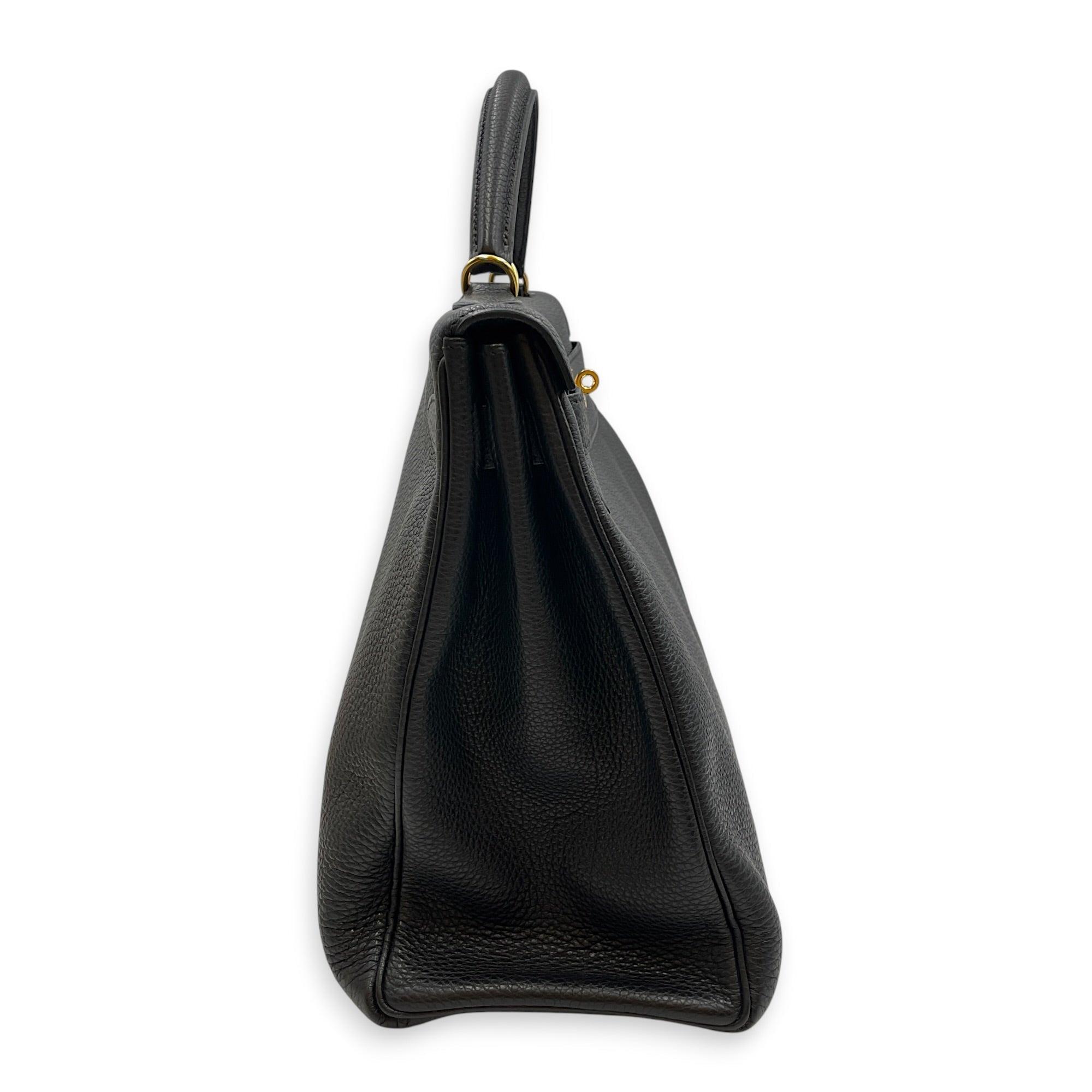 Kelly 40 Black in Togo Gold hardware CL2607-22670 3