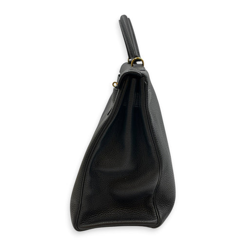 Kelly 40 Black in Togo Gold hardware CL2607-22670 4