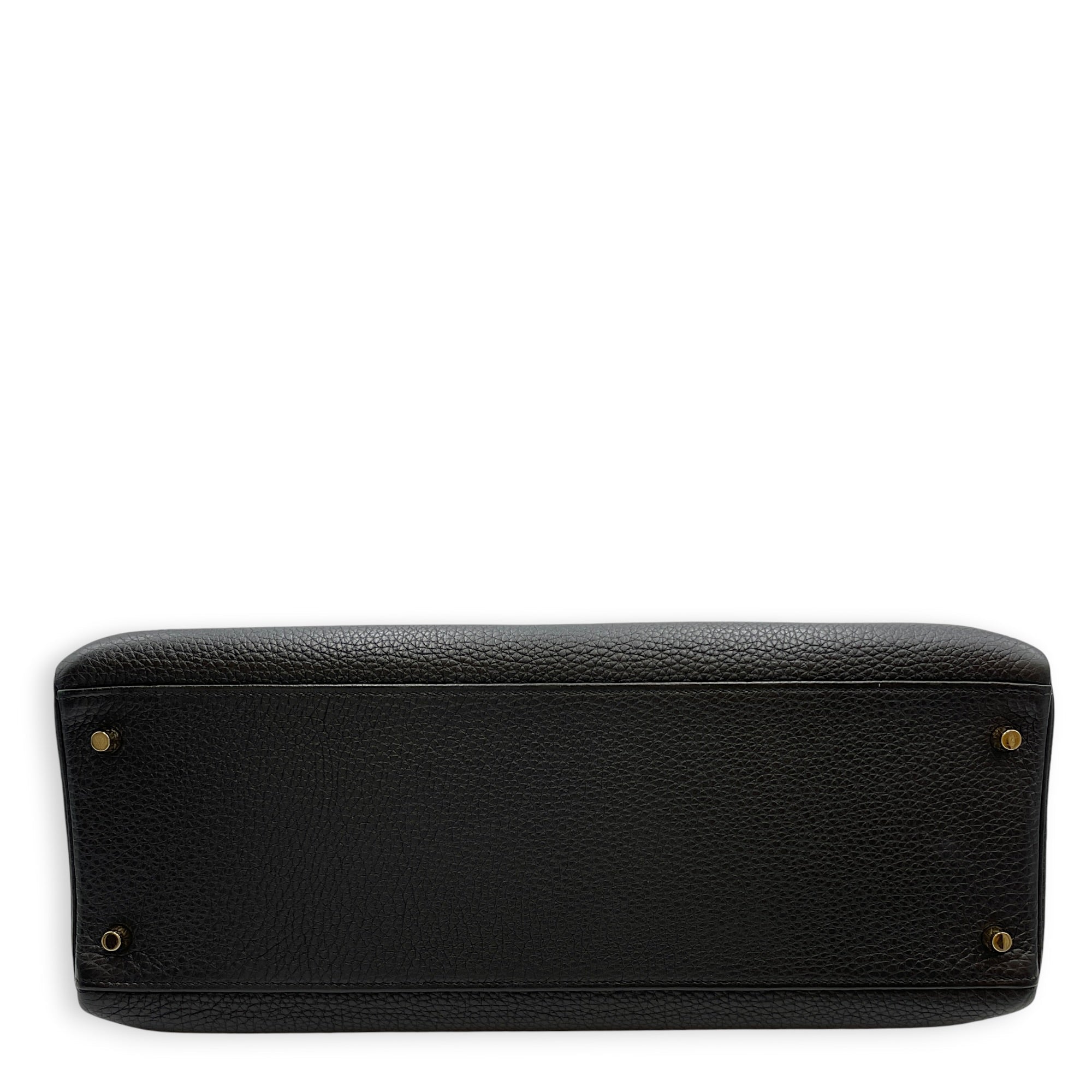 Kelly 40 Black in Togo Gold hardware CL2607-22670 5