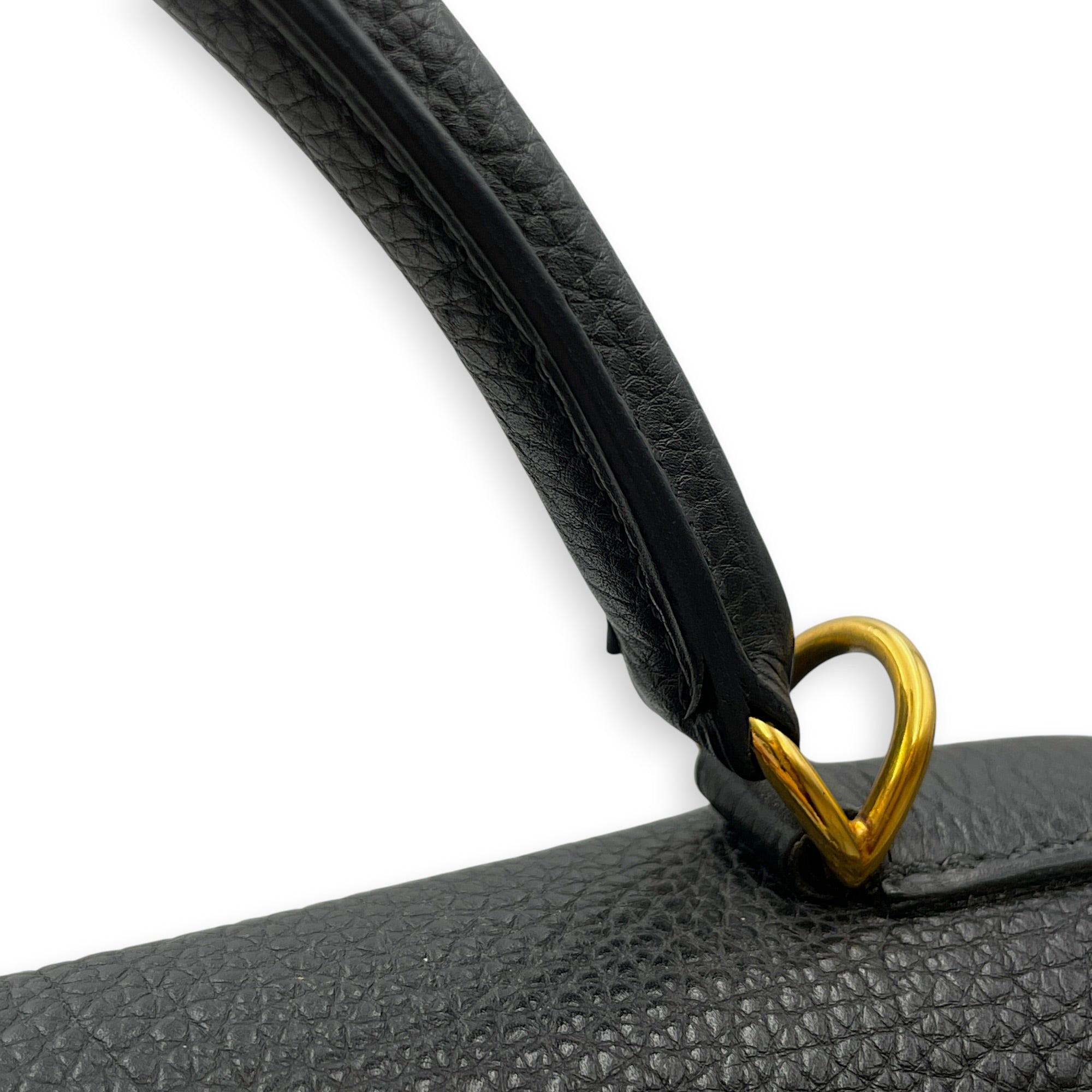 Kelly 40 Black in Togo Gold hardware CL2607-22670 9