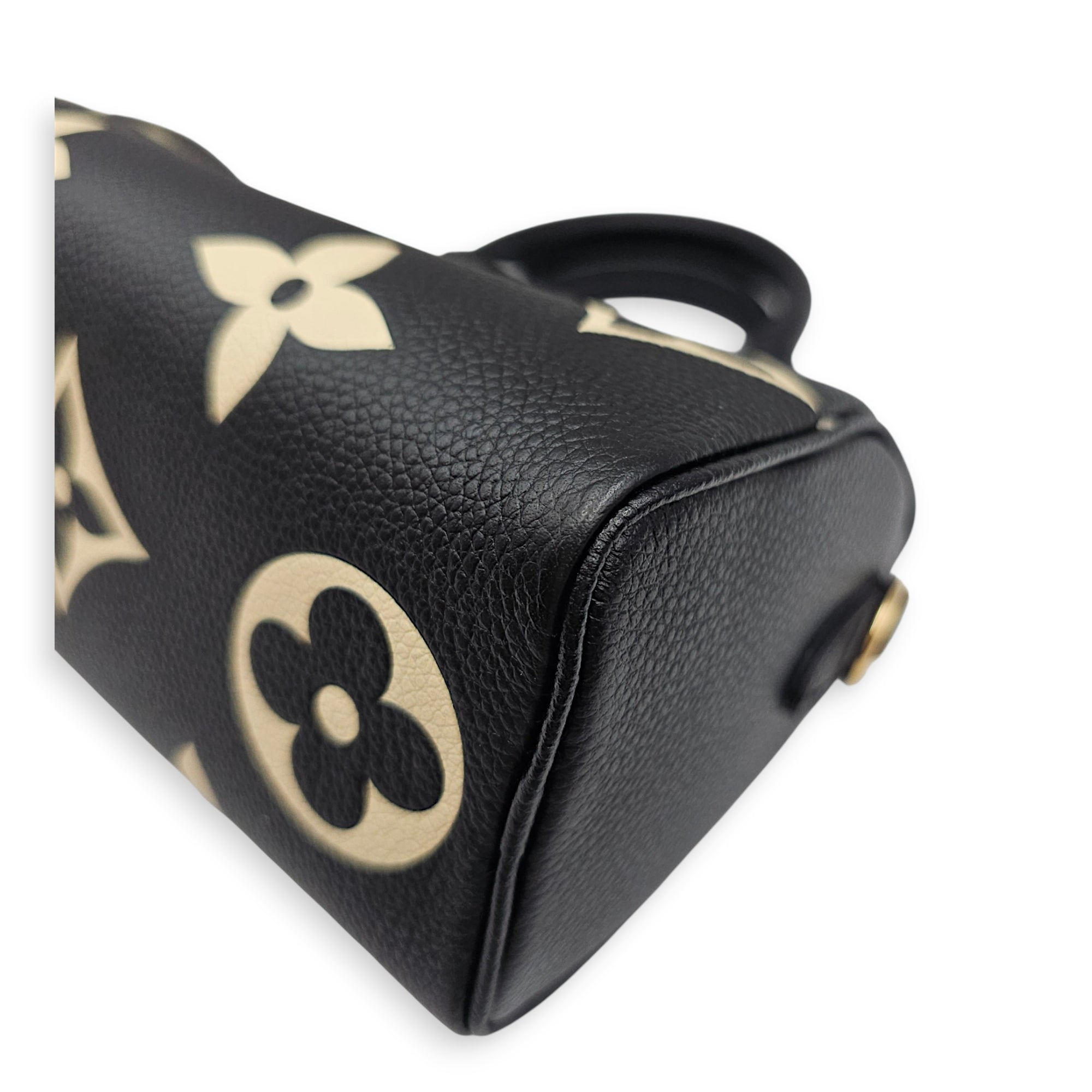 Bandouliere  Speedy Nano Black Crossbody Bag in Monogram Empreinte Leather Gold hardware CL2607-22672 8