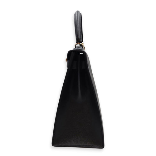 Sellier Kelly 28 Black in Epsom Palladium hardware CL2607-22678 3