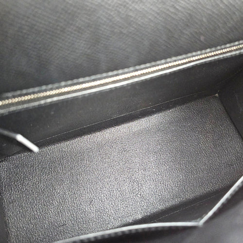 Sellier Kelly 28 Black in Epsom Palladium hardware CL2607-22678 6