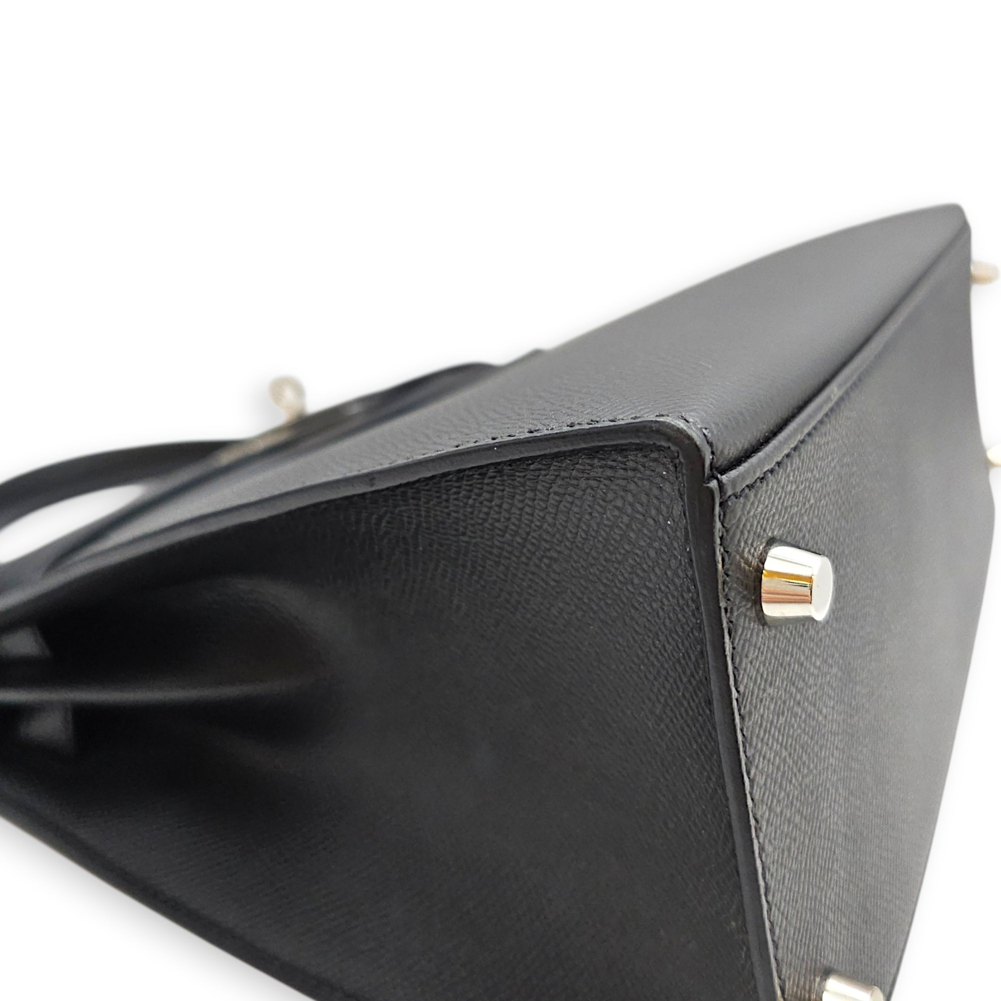 Sellier Kelly 28 Black in Epsom Palladium hardware CL2607-22678 8