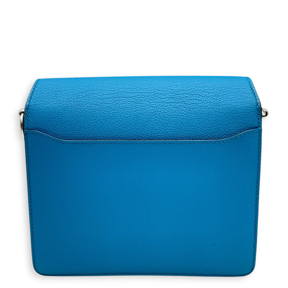 Roulis Mini Blue Zanzibar in Evercolor Palladium hardware