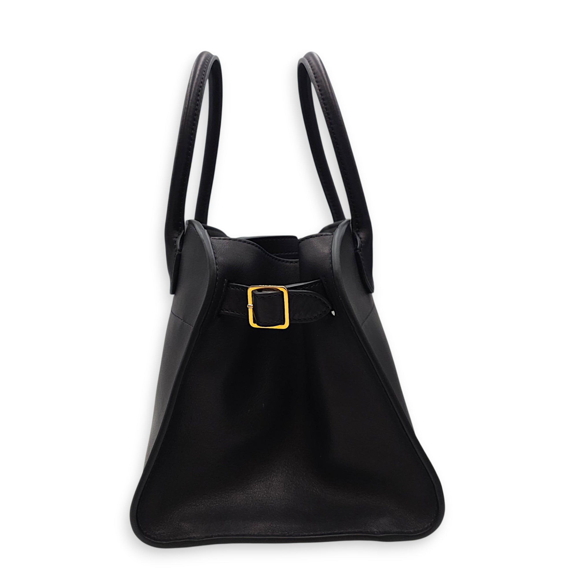 Margaux 10 Black Shoulder Bag in Calfskin Gold hardware CL2607-22692 5