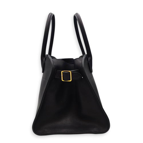 Margaux 10 Black Shoulder Bag in Calfskin Gold hardware CL2607-22692 5