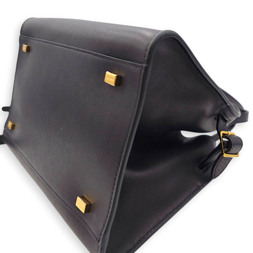 Margaux 10 Black Shoulder Bag in Calfskin Gold hardware CL2607-22692 8